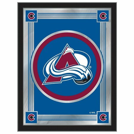 HOLLAND BAR STOOL CO Colorado Avalanche 17" x 22" Logo Mirror MLogoColAva